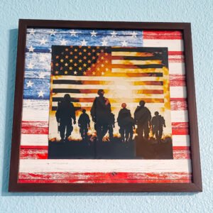 "Band of Heroes" 3D Wall Art – A Tribute to Service & Sacrifice
