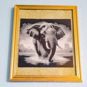 Majestic 3D Elephant Wall Art – A Bold & Timeless Statement