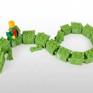 The Studded Serpent: Build & Play Figure