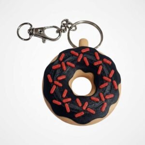 The Sprinkle Charm: 3D Printed Donut Keychain